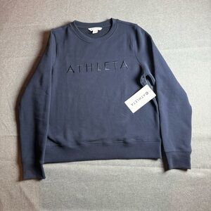 Athleta Crewneck Sweater Blue size Small New With Tags